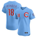 Punc C.Cubs #18 Shota Imanaga Player Light Blue Limited Elite Home Stitched Jerseys