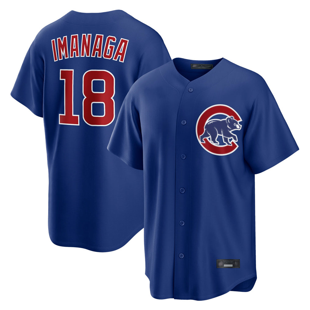 Punc C.Cubs #18 Shota Imanaga Player Royal Home Game Stitched Jerseys