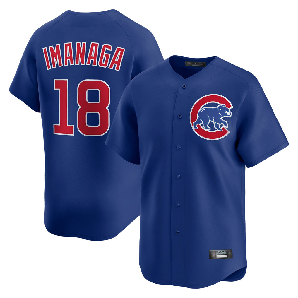 Punc C.Cubs #18 Shota Imanaga Player Royal Limited Home Stitched Jerseys