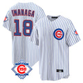 Punc C.Cubs #18 Shota Imanaga Player White 150th Anniversary Home Game Stitched Jerseys
