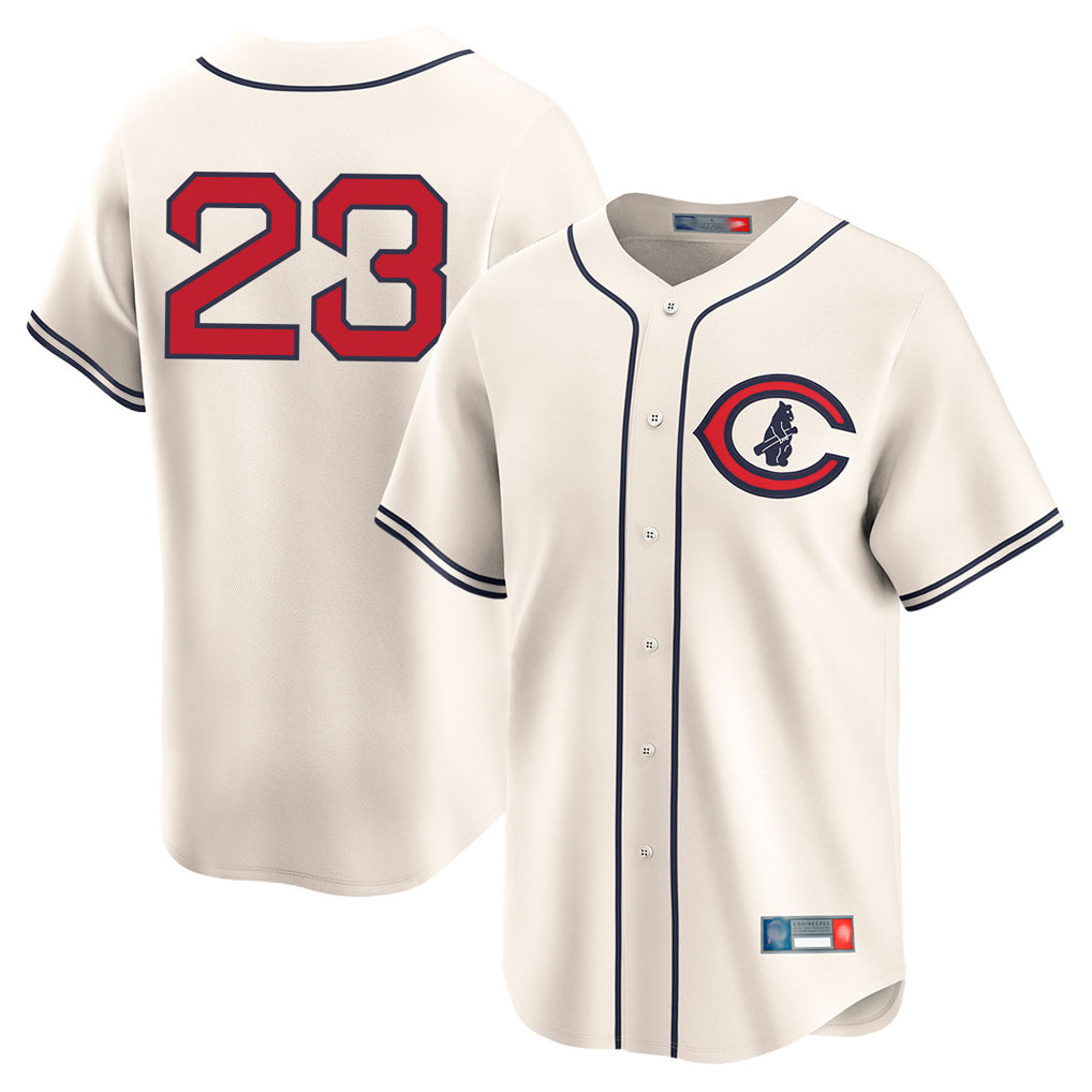 Punc C.Cubs #23 Ryne Sandberg Player Cream Field of Dreams Limited Home Game Stitched Jerseys