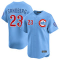 Punc C.Cubs #23 Ryne Sandberg Player Light Blue Limited Home Stitched Jerseys