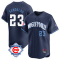 Punc C.Cubs #23 Ryne Sandberg Player Navy City Connect 150th Anniversary Limited Home Stitched Jerseys