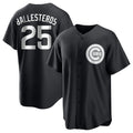 Punc C.Cubs #25 Mois¨¦s Ballesteros Player Black Game Stitched Jerseys