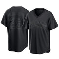 Punc C.Cubs #25 Mois¨¦s Ballesteros Player Black T-shirt Home Game Stitched Jerseys