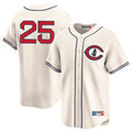 Punc C.Cubs #25 Mois¨¦s Ballesteros Player Cream Field of Dreams Limited Home Game Stitched Jerseys