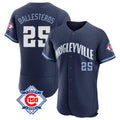 Punc C.Cubs #25 Mois¨¦s Ballesteros Player Navy City Connect 150th Anniversary Limited Elite Home Stitched Jerseys