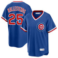 Punc C.Cubs #25 Mois¨¦s Ballesteros Player Royal T-shirt Cooperstown Collection Limited Stitched Jerseys