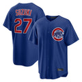 Punc C.Cubs #27 Seiya Suzuki Player Royal Home Game Stitched Jerseys