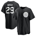 Punc C.Cubs #29 Michael Busch Player Black Game Stitched Jerseys