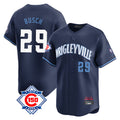 Punc C.Cubs #29 Michael Busch Player Navy City Connect 150th Anniversary Limited Home Stitched Jerseys