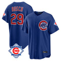 Punc C.Cubs #29 Michael Busch Player Royal 150th Anniversary Home Game Stitched Jerseys