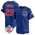 Punc C.Cubs #29 Michael Busch Player Royal 150th Anniversary Limited Home Stitched Jerseys