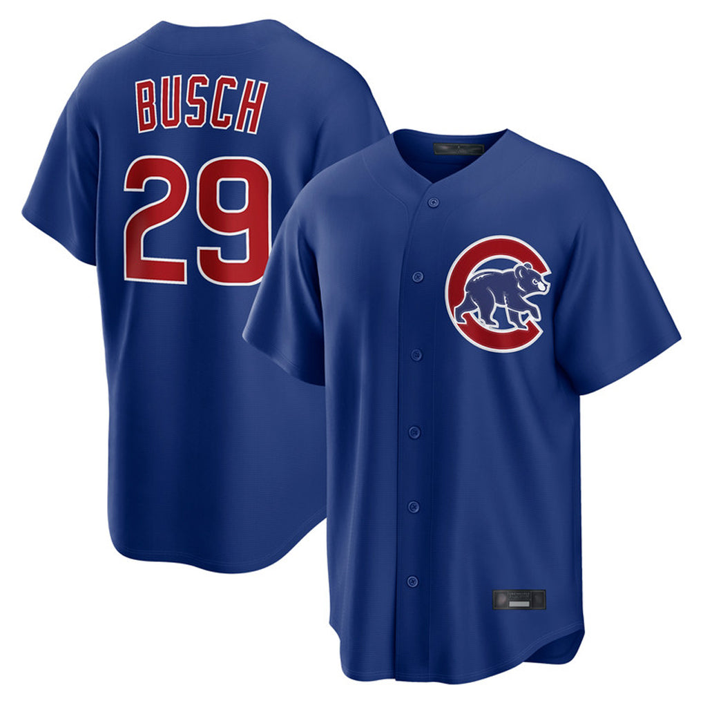 Punc C.Cubs #29 Michael Busch Player Royal Home Game Stitched Jerseys
