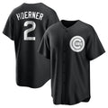 Punc C.Cubs #2 Nico Hoerner Player Black Game Stitched Jerseys
