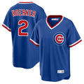 Punc C.Cubs #2 Nico Hoerner Player Royal T-shirt Cooperstown Collection Limited Stitched Jerseys