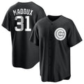 Punc C.Cubs #31 Greg Maddux Player Black Game Stitched Jerseys