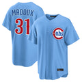 Punc C.Cubs #31 Greg Maddux Player Light Blue Home Game Stitched Jerseys