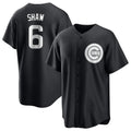 Punc C.Cubs #6 Matt Shaw Player Black Game Stitched Jerseys