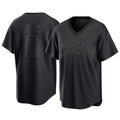 Punc C.Cubs #6 Matt Shaw Player Black T-shirt Home Game Stitched Jerseys