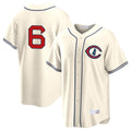 Punc C.Cubs #6 Matt Shaw Player Cream Field of Dreams Home Game Stitched Jerseys