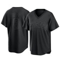 Punc C.Cubs #8 Ian Happ Player Black T-shirt Home Game Stitched Jerseys