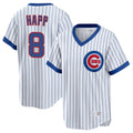 Punc C.Cubs #8 Ian Happ Player White T-shirt Cooperstown Collection Limited Stitched Jerseys