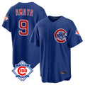 Punc C.Cubs #9 Miguel Amaya Player Royal 150th Anniversary Home Game Stitched Jerseys