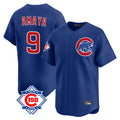 Punc C.Cubs #9 Miguel Amaya Player Royal 150th Anniversary Limited Home Stitched Jerseys