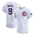 Punc C.Cubs #9 Miguel Amaya Player White Limited Elite Home Game Stitched Jerseys