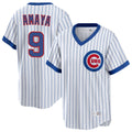 Punc C.Cubs #9 Miguel Amaya Player White T-shirt Cooperstown Collection Limited Stitched Jerseys