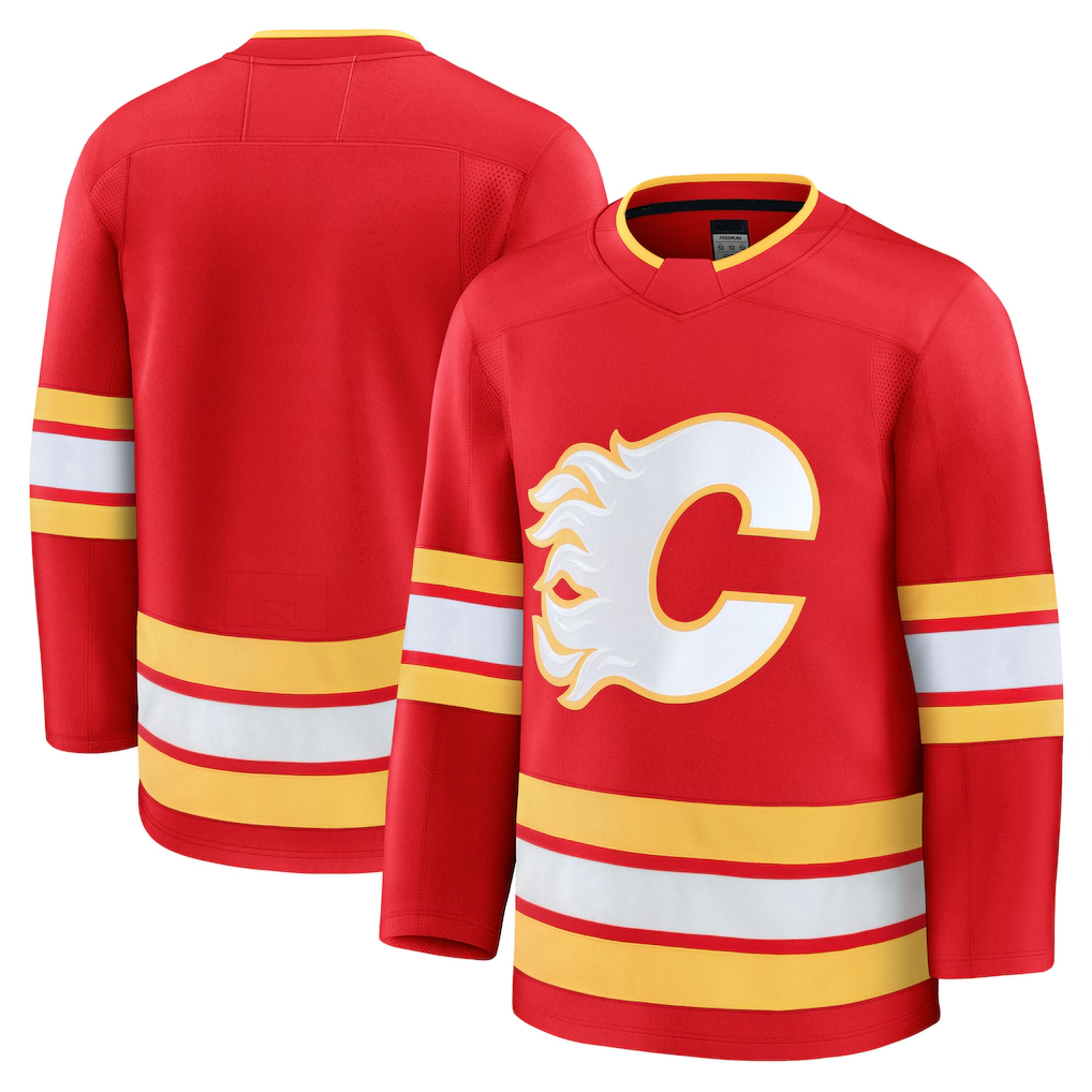 Punc C.Flames Red Home Premium Jerseys