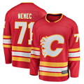 Punc C.Flames #71 Simon Nemec Red Home Breakaway Jerseys