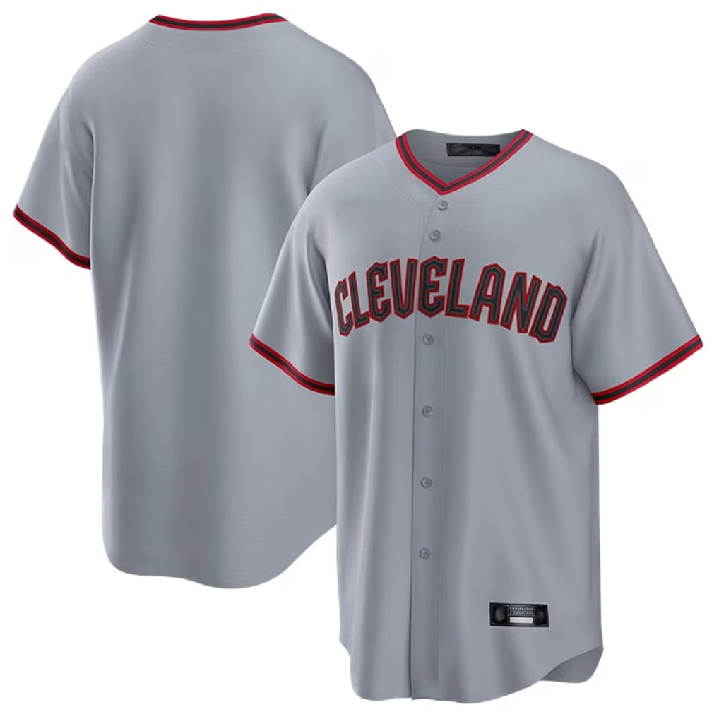 Punc C.Guardians Gray Home Game Blank Player Stitched Jerseys