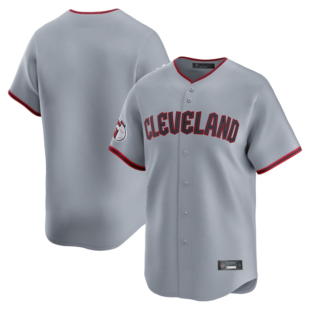 Punc C.Guardians Gray Road Limited Home Game Blank Player Stitched Jerseys