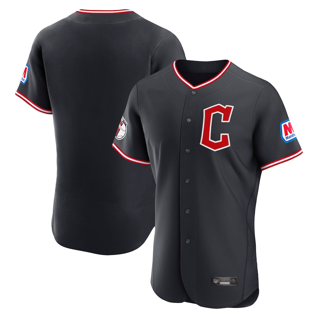 Punc C.Guardians Navy Limited Elite Home Blank Player Stitched Jerseys