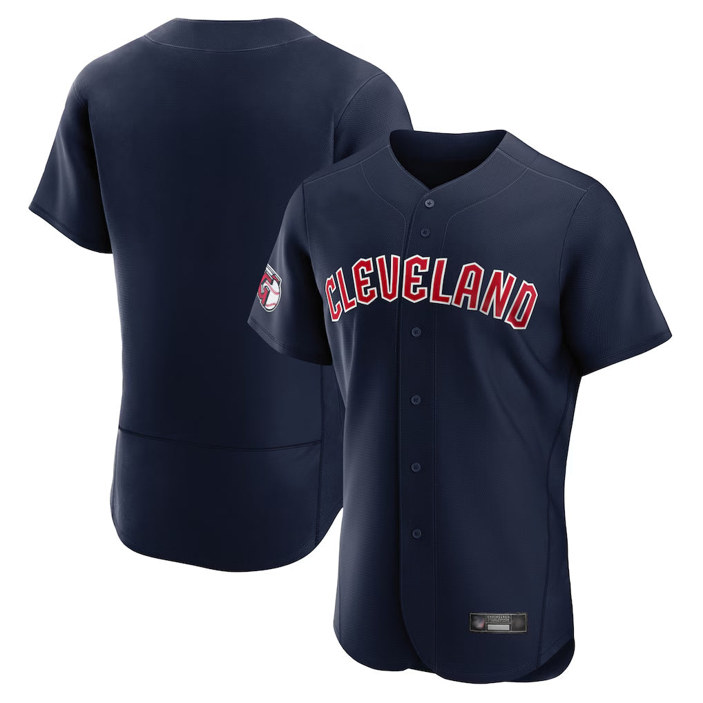 Punc C.Guardians Navy Limited Elite Home Game Blank Player Stitched Jerseys