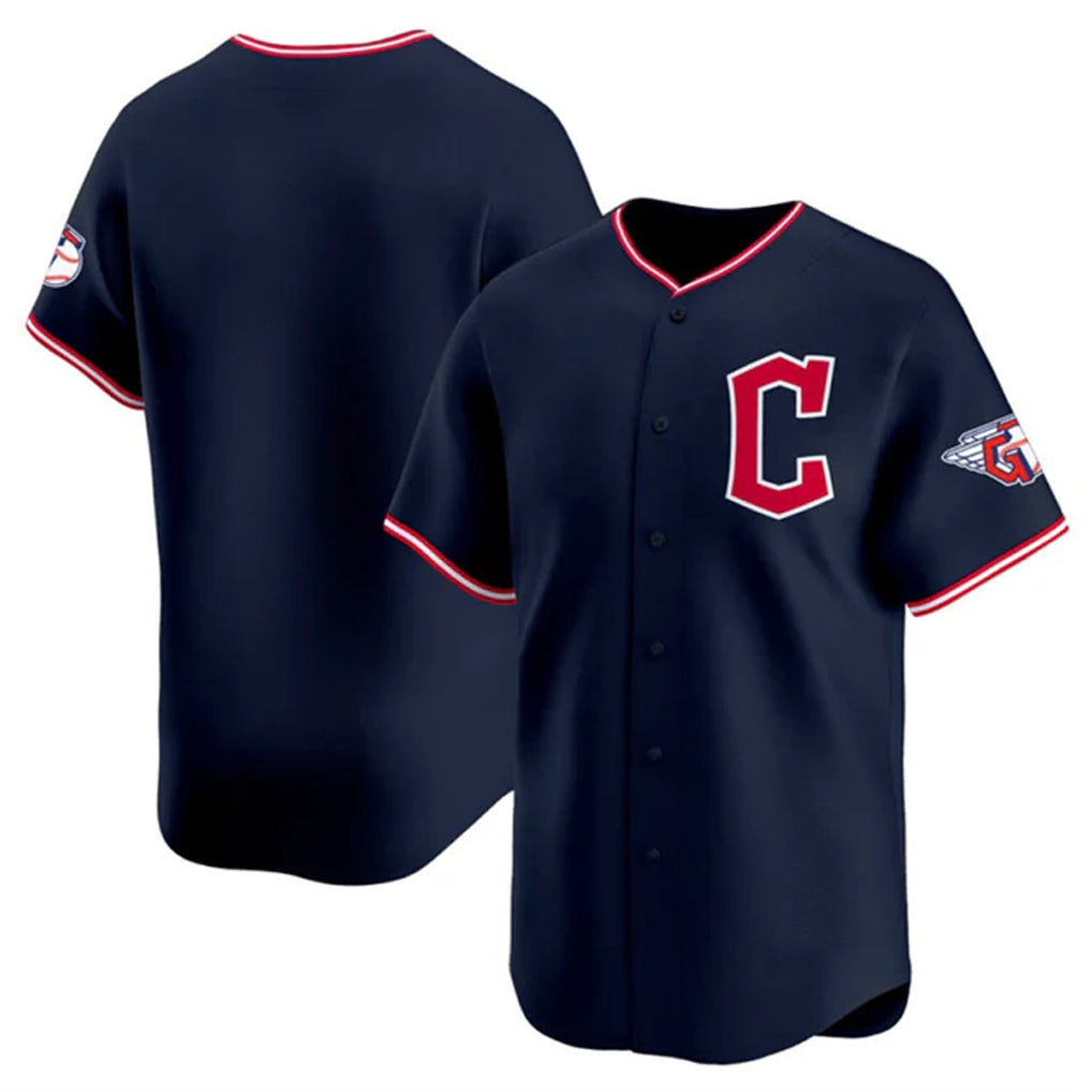 Punc C.Guardians Navy Limited Home Blank Player Stitched Jerseys