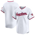 Punc C.Guardians White Limited Home Blank Player Stitched Jerseys