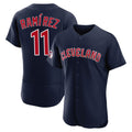 Punc C.Guardians #11 Jose Ramirez Player Navy Limited Elite Home Stitched Jerseys