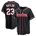Punc C.Guardians #23 Bo Naylor Player Black Fashion Out Home Game Stitched Jerseys