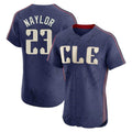 Punc C.Guardians #23 Bo Naylor Player Navy City Connect Limited Elite Home Stitched Jerseys