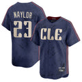 Punc C.Guardians #23 Bo Naylor Player Navy City Connect Limited Home Stitched Jerseys