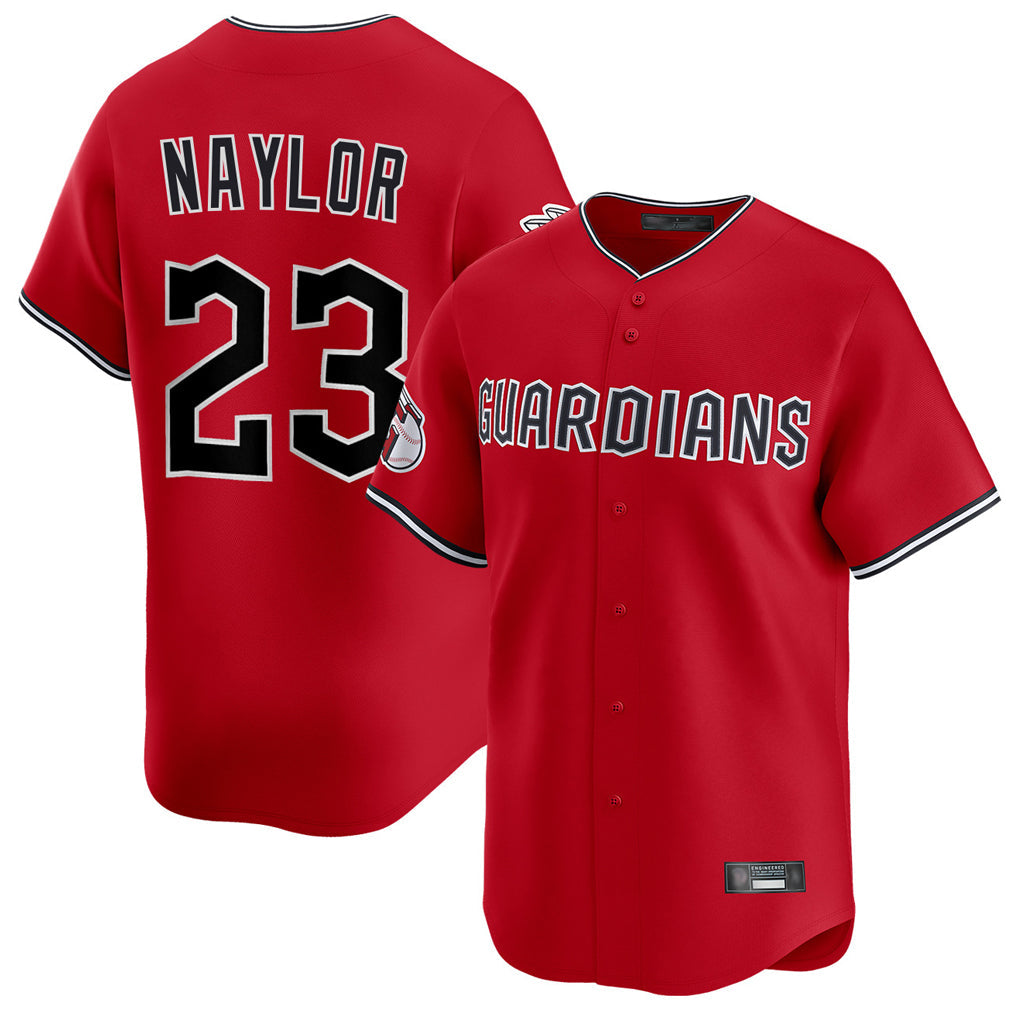Punc C.Guardians #23 Bo Naylor Player Red Limited Home Stitched Jerseys