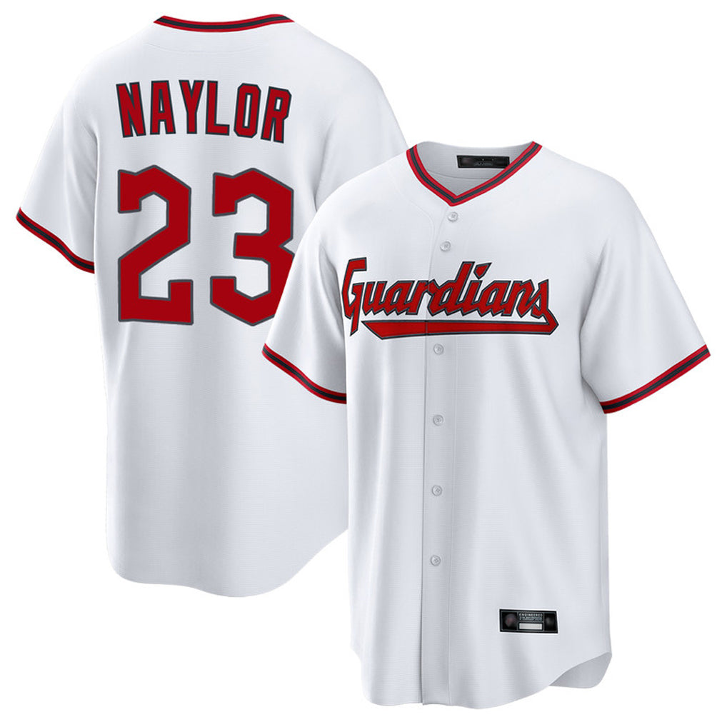 Punc C.Guardians #23 Bo Naylor Player White Game Home Stitched Jerseys