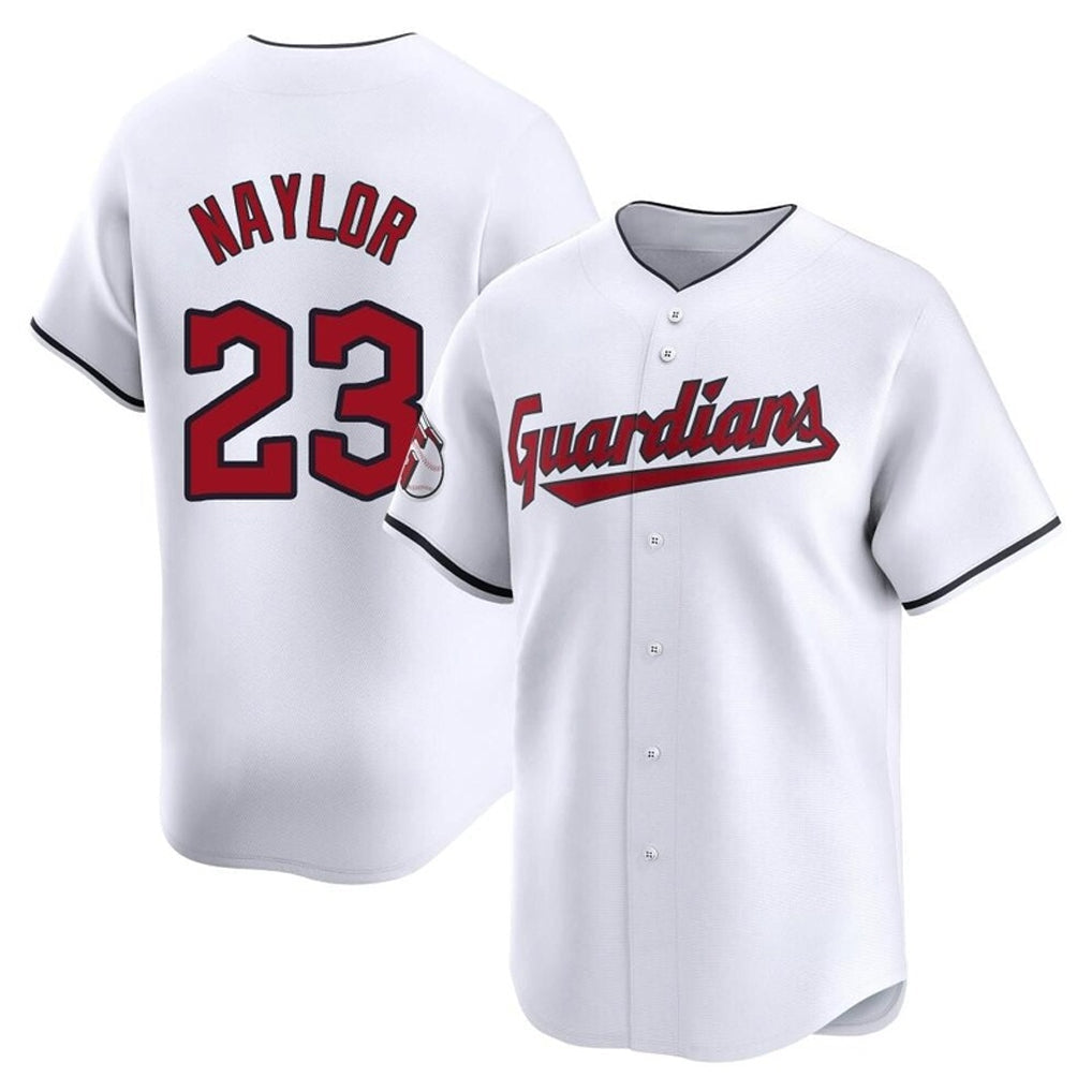 Punc C.Guardians #23 Bo Naylor Player White Limited Home Stitched Jerseys
