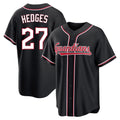 Punc C.Guardians #27 Austin Hedges Player Black Fashion Out Home Game Stitched Jerseys