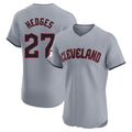 Punc C.Guardians #27 Austin Hedges Player Gray Road Limited Elite Home Stitched Jerseys