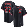 Punc C.Guardians #27 Austin Hedges Player Navy Game Home Stitched Jerseys