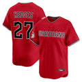 Punc C.Guardians #27 Austin Hedges Player Red Limited Home Stitched Jerseys